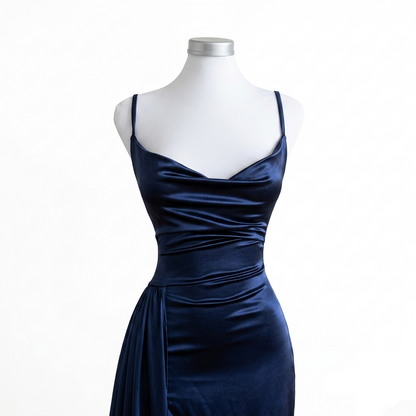 Velluxe Satin Slip Maxi Dress