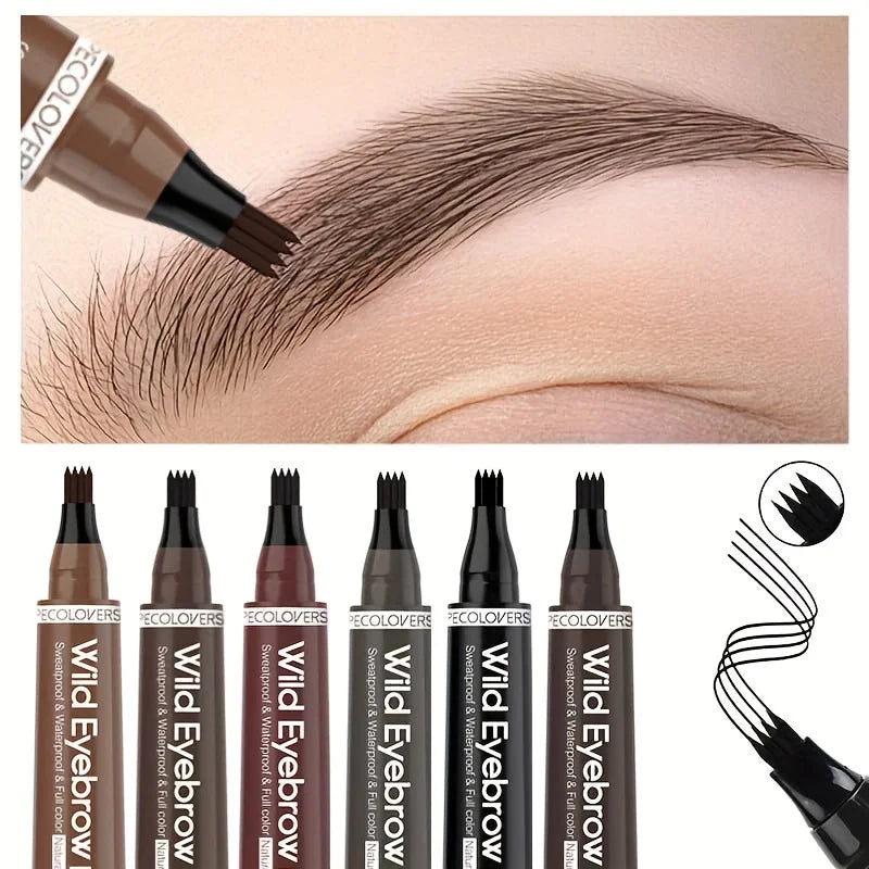 Velluxe 6-Color Waterproof Eyebrow Pen
