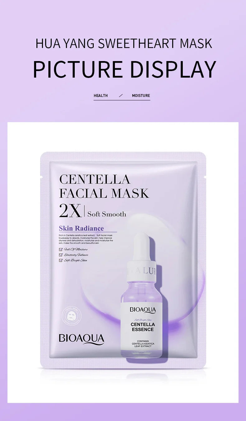 Velluxe Centella Collagen Sheet Mask Set (20 Pack)