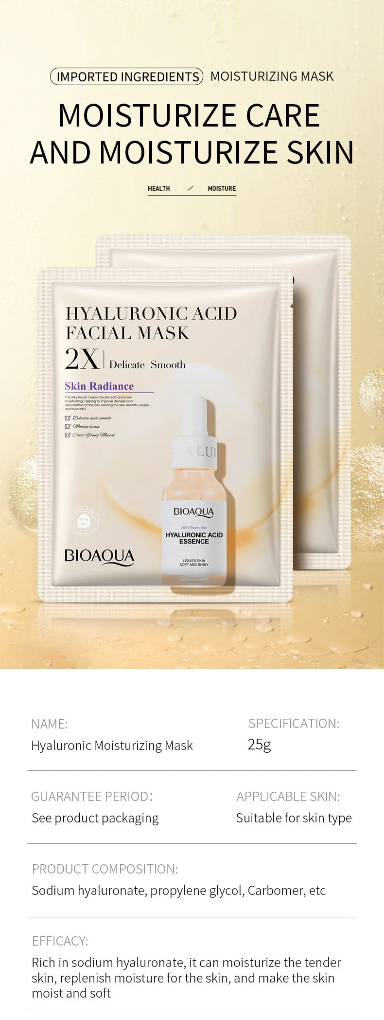 Velluxe Centella Collagen Sheet Mask Set (20 Pack)