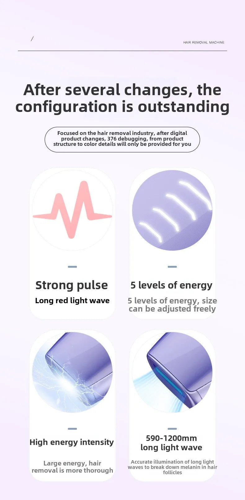 Velluxe IPL Hair Removal Device