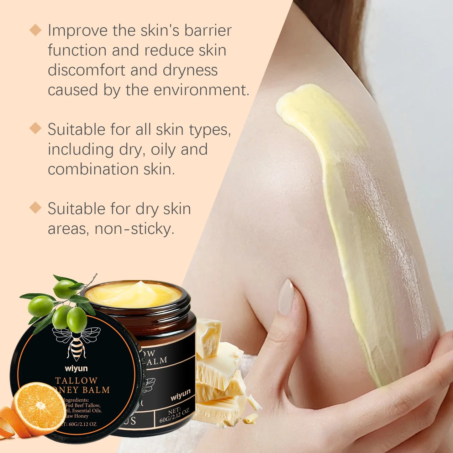 Velluxe Tallow & Honey Glow Cream