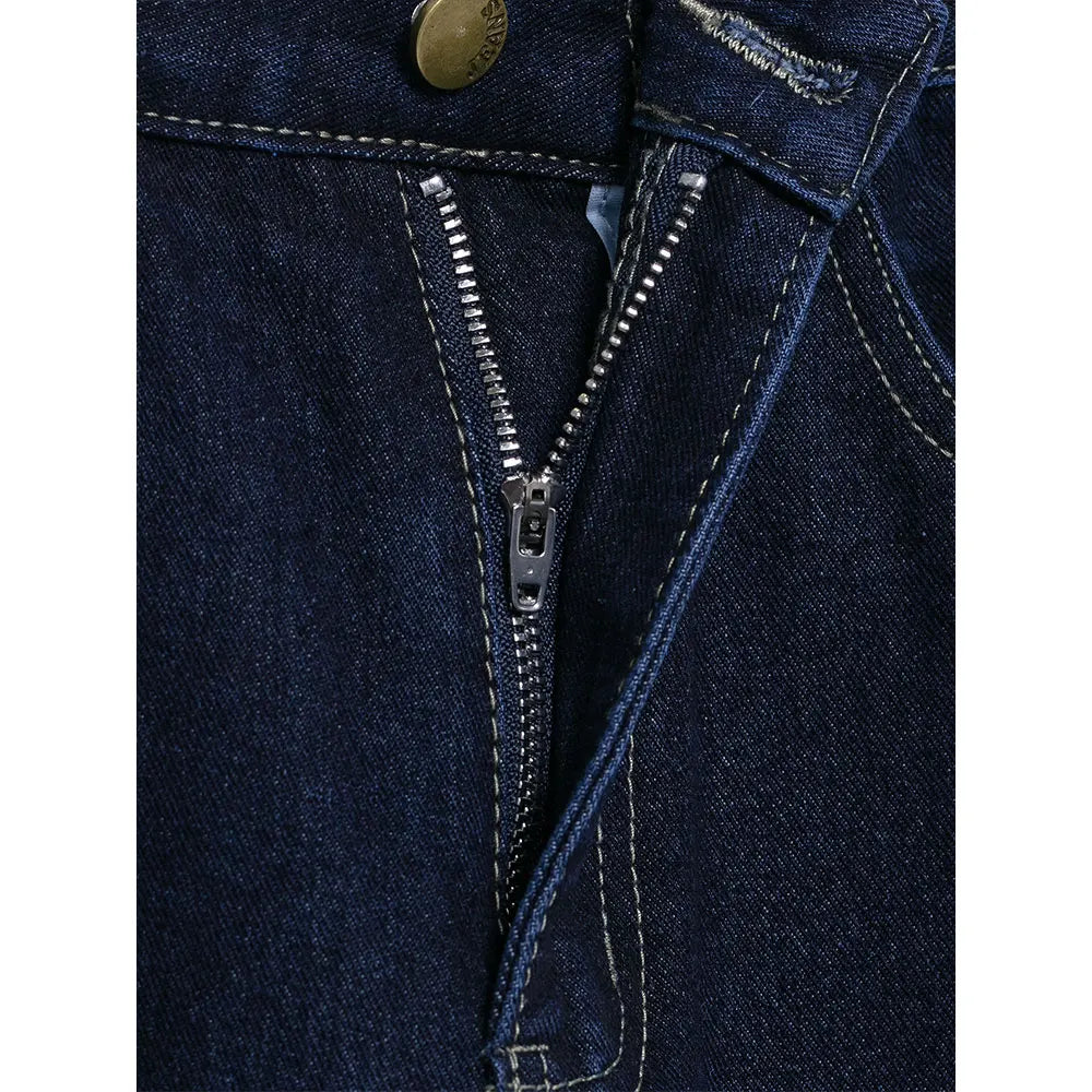 Velluxe Belted Denim Jacket & Wide Leg Jean Set