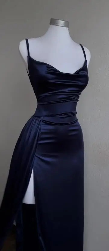 Velluxe Satin Slip Maxi Dress