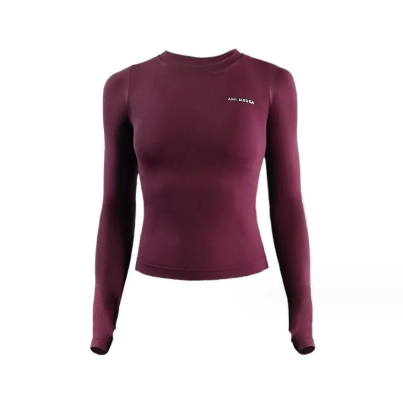 Velluxe Long Sleeve Seamless Workout Top