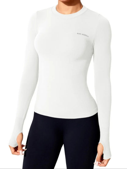 Velluxe Long Sleeve Seamless Workout Top