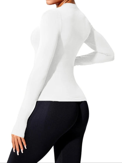 Velluxe Long Sleeve Seamless Workout Top