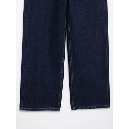 Velluxe Belted Denim Jacket & Wide Leg Jean Set