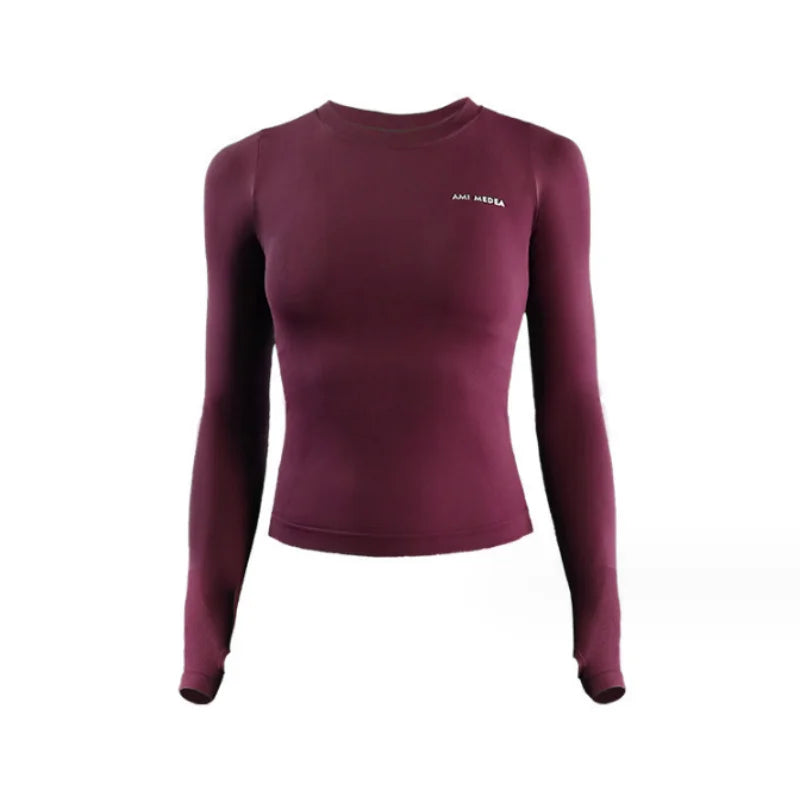 Velluxe Long Sleeve Seamless Workout Top