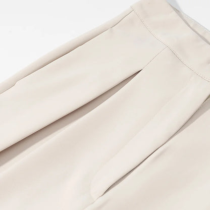 Velluxe Chic Slim Vest & Wide Leg Pants Set